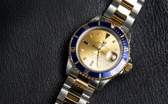 Rolex Two-Tone Diamond Submariner Watch