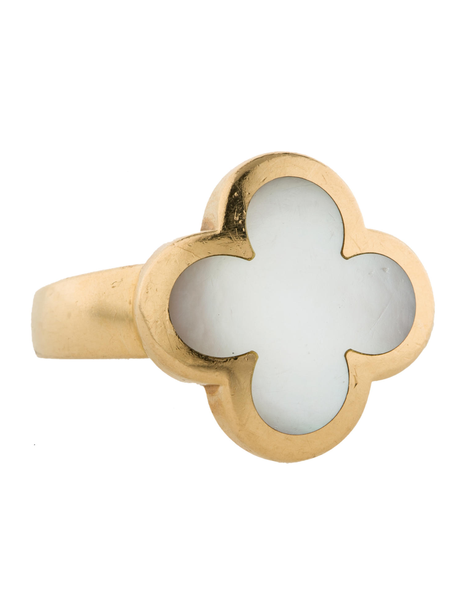 VAN CLEEF & ARPELS PURE ALHAMBRA RING