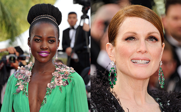 Lupita Nyong'o Julianne Moore Chopard 