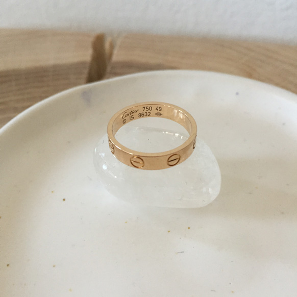 Cartier LOVE engagement ring