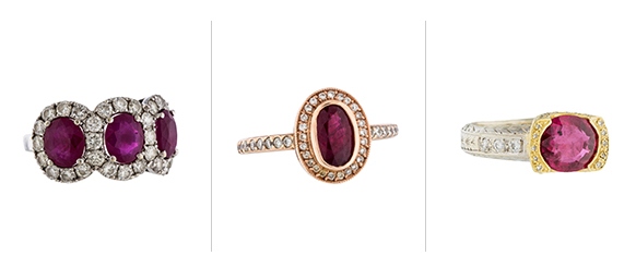 Ruby Engagement Rings