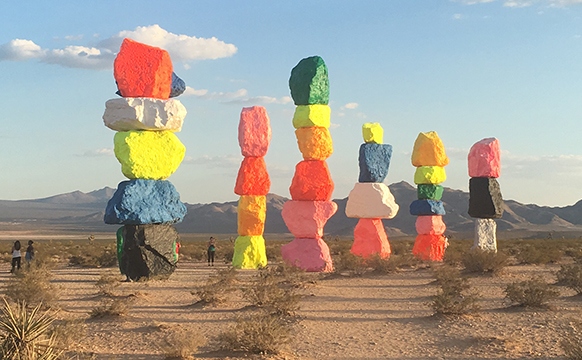 Seven Magic Mountains, Ugo Rondinone