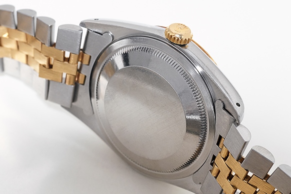 Caseback of Rolex Datejust