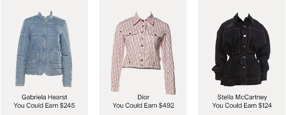 Denim Jackets & Amounts You Could Earn For Them