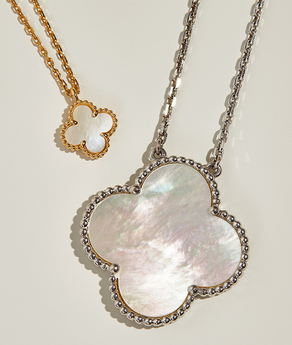 Van Cleef & Arpels Sweet & Magic Alhambra Mother of Pearl Necklaces