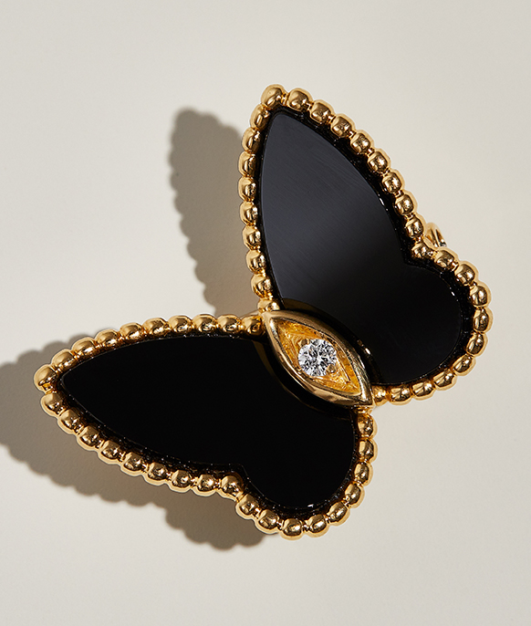 Van Cleef & Arpels Lucky Alhambra Butterfly Pin